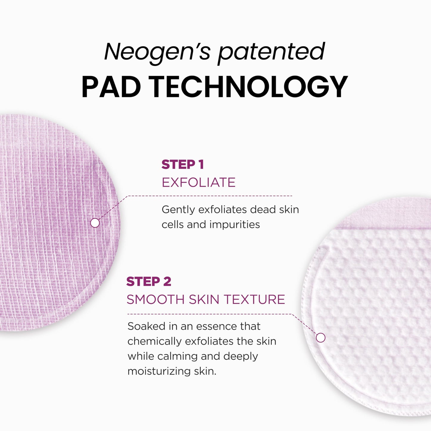 DERMALOGY by NEOGENLAB Bio-Peel Gauze Peeling Pads (Wine, 30 pads) - Exfoliating & Firming Peeling Pad with PHA & Red Wine & Resveratrol & Acid