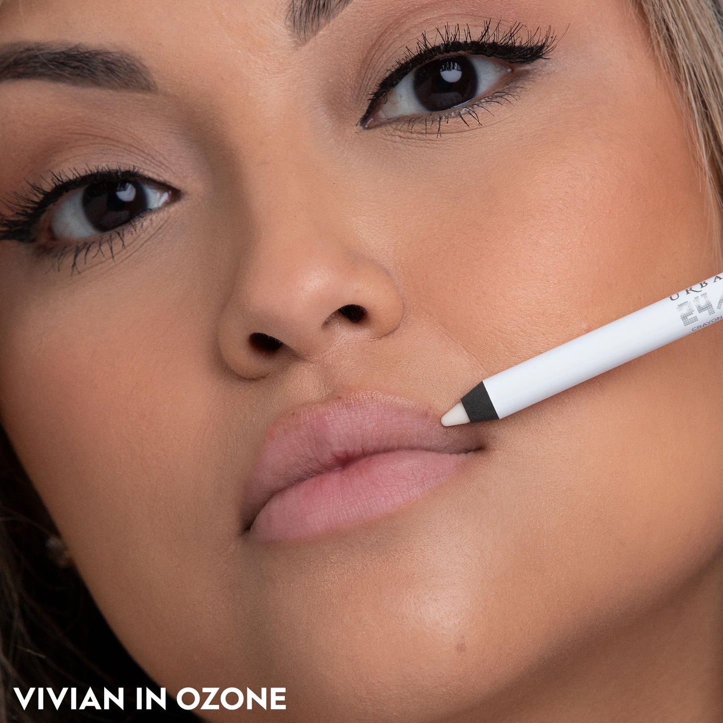 URBAN DECAY 24/7 Glide-On Waterproof Lip Pencil (Ozone - Clear), Smudge-Proof, Longwearing Lip Liner, Smooth & Creamy Colors, Moisturizing Formula