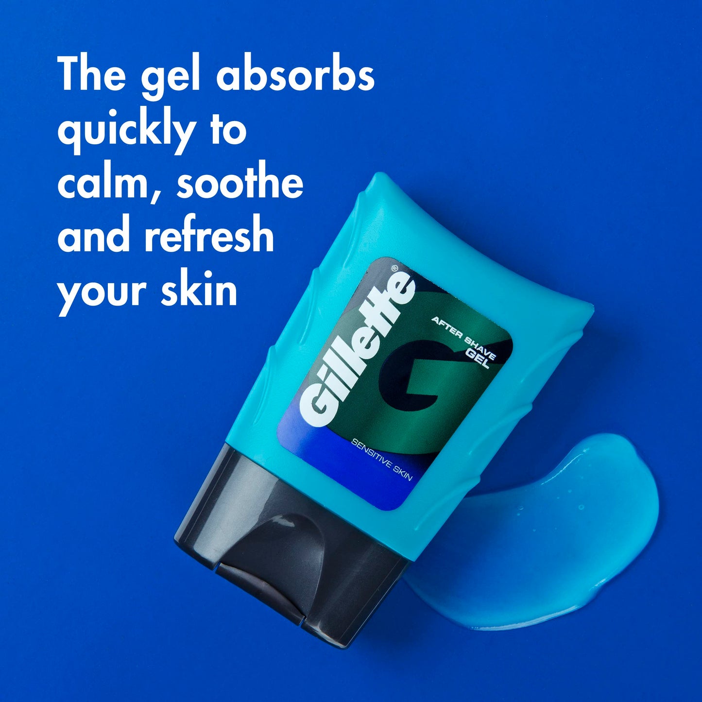 Gillette After Shave Gel for Men, Aftershave for Men, After Shave Lotion for Men, Calms, Soothes and Refreshes Sensitive Skin, Light Fragrance, 2.5 Beauty and Personal Care Gillette