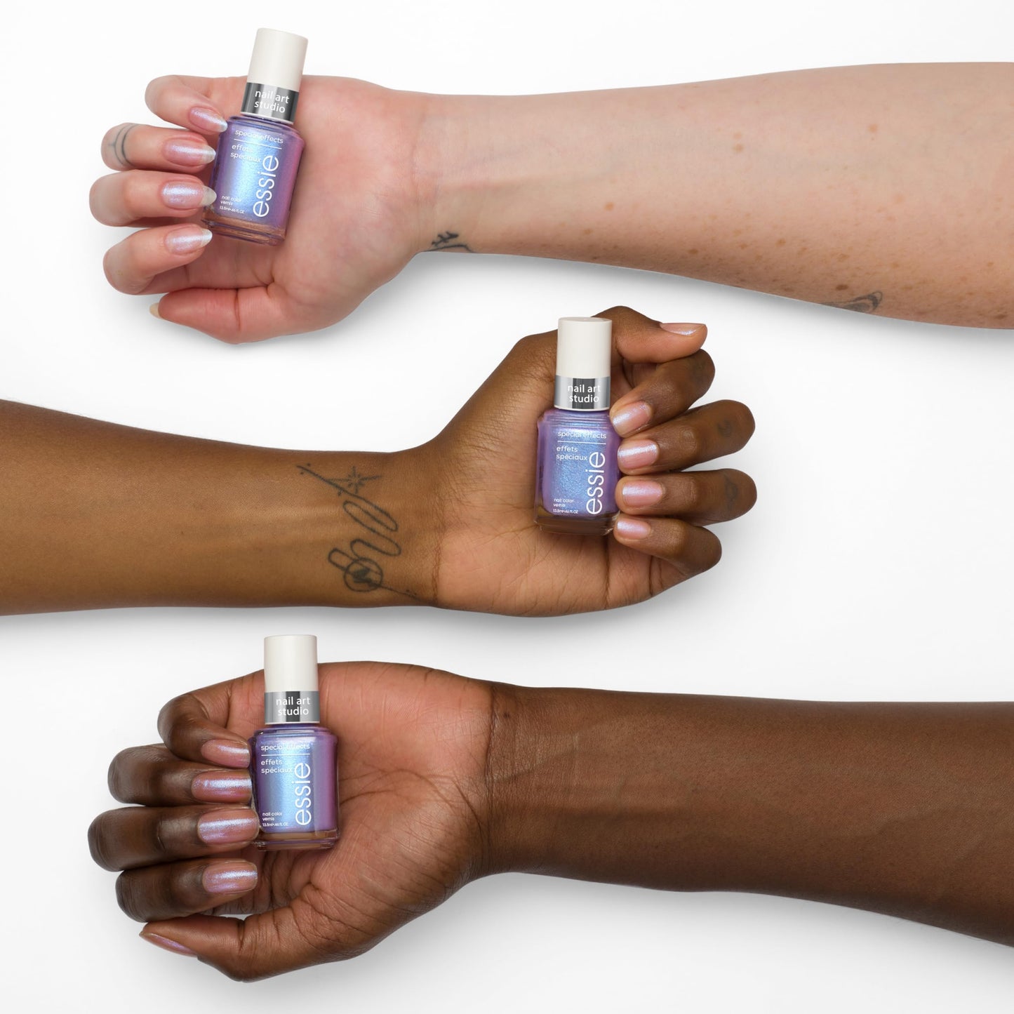 essie Nail Art Studio Special Effects Polish, Shimmer, Vegan, Purple Nail Polish, Ethereal Escape, 0.46 Fl Oz Beauty & Personal Care essie
