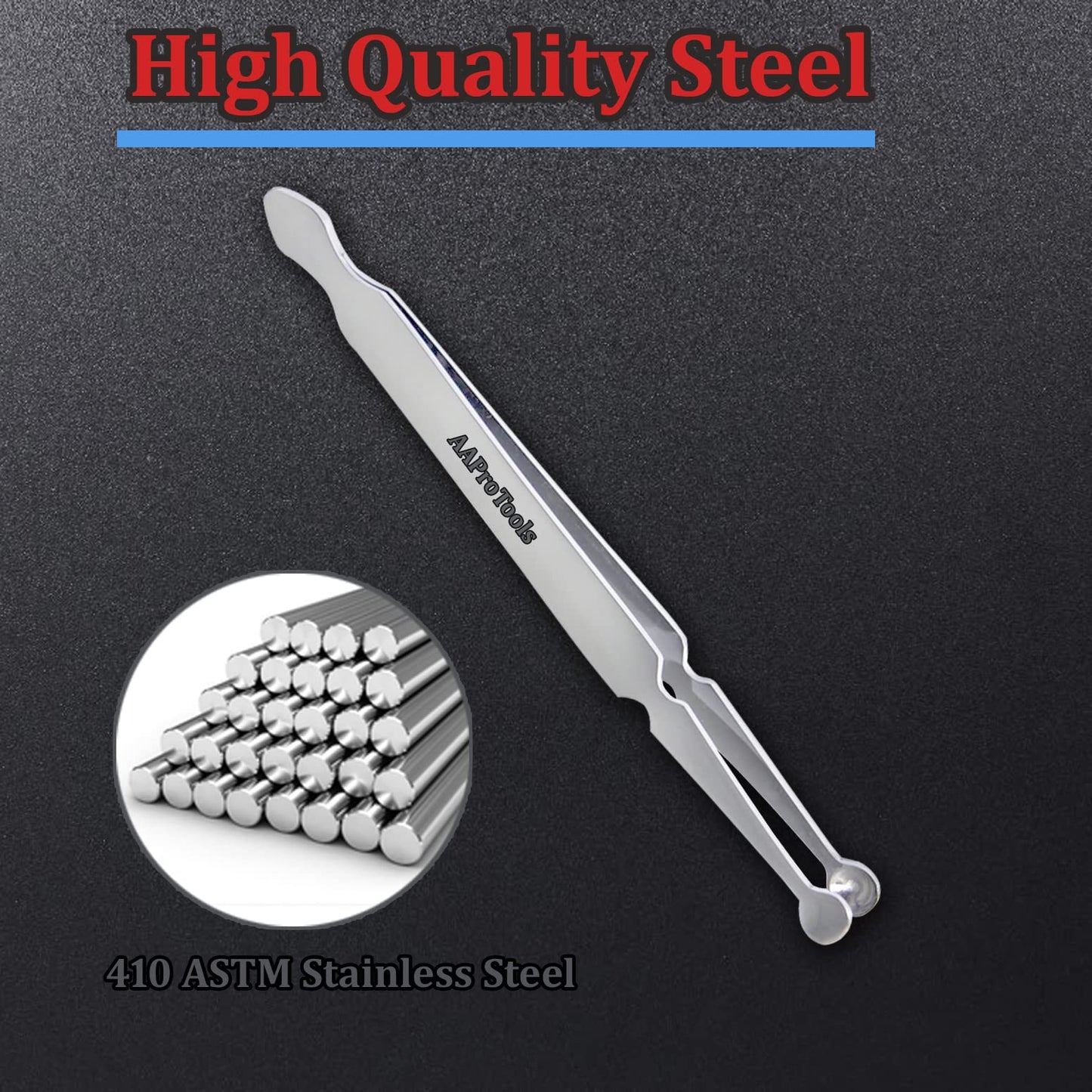 AAProTools Bead Ball Holding Tweezers 4 1/2 Piercing Tool Beauty and Personal Care AAProTools