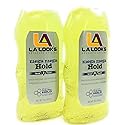 La Looks Gel #9 Mega Mega 20 Ounce (Yellow) (591ml) (2 Pack)