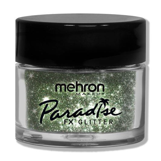 Mehron Makeup Paradise Glitter FX | Professional Cosmetic for Makeup & Art | Vibrant & Shimmering Loose Glitter .25 oz (7 g) (Pastel Green)