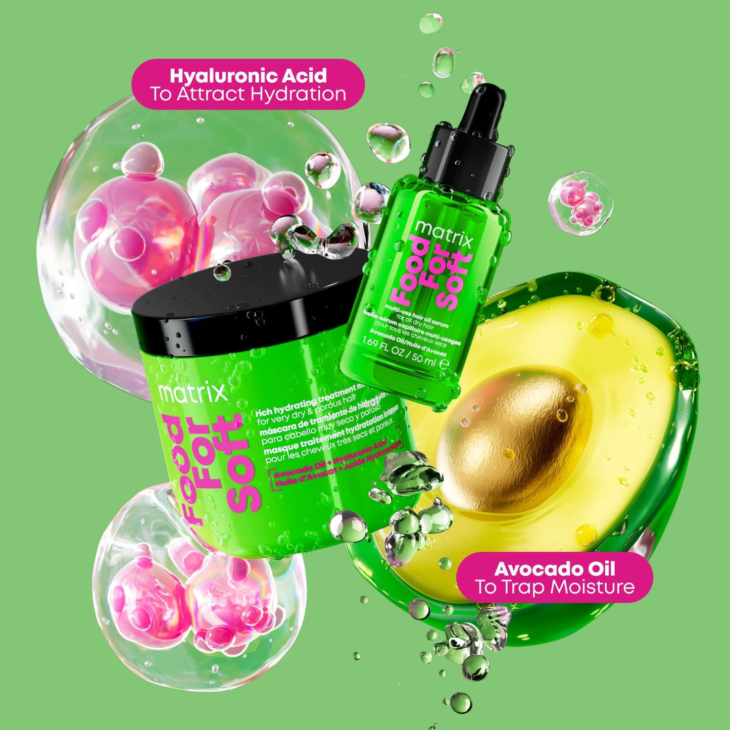 MATRIX Food For Soft Rich Hydrating Hair Mask - Deep Conditioner For Dry & Brittle Hair, Adds Shine & Softness, With Avocado Oil & Hyaluronic Acid Beauty and Personal Care MATRIX