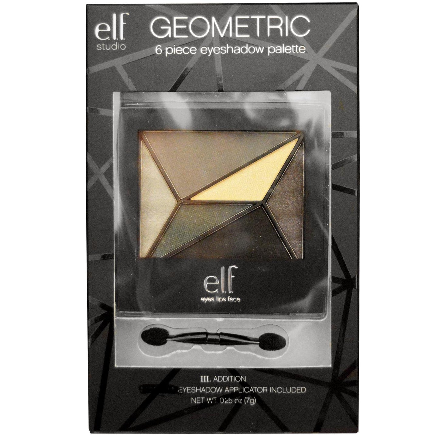 e.l.f. 6 Piece Vol 3 Geo Eyeshadow Palette, 0.99 Ounce