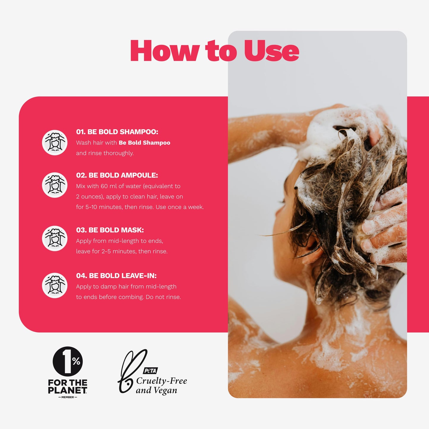SOS Hair Repair Kit by Ginger Milk Natural Care | 4-Step Deep Repair & Hydration System | For Dry, Damaged & Color-Treated Hair | With Hyaluronic