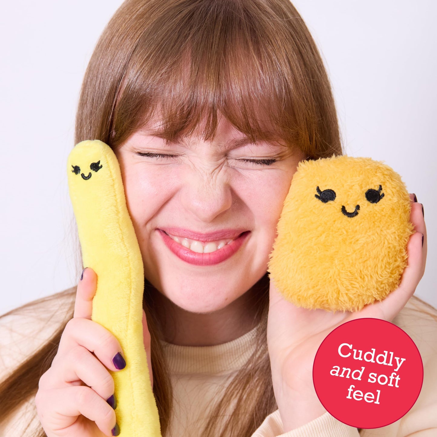 Emotional Support Chicken Nuggets by Relatable, Cuddly Stuffed Animals and Toys, Squishy Toys and Plushies, Great Gift Ideas for Loved Ones of All…