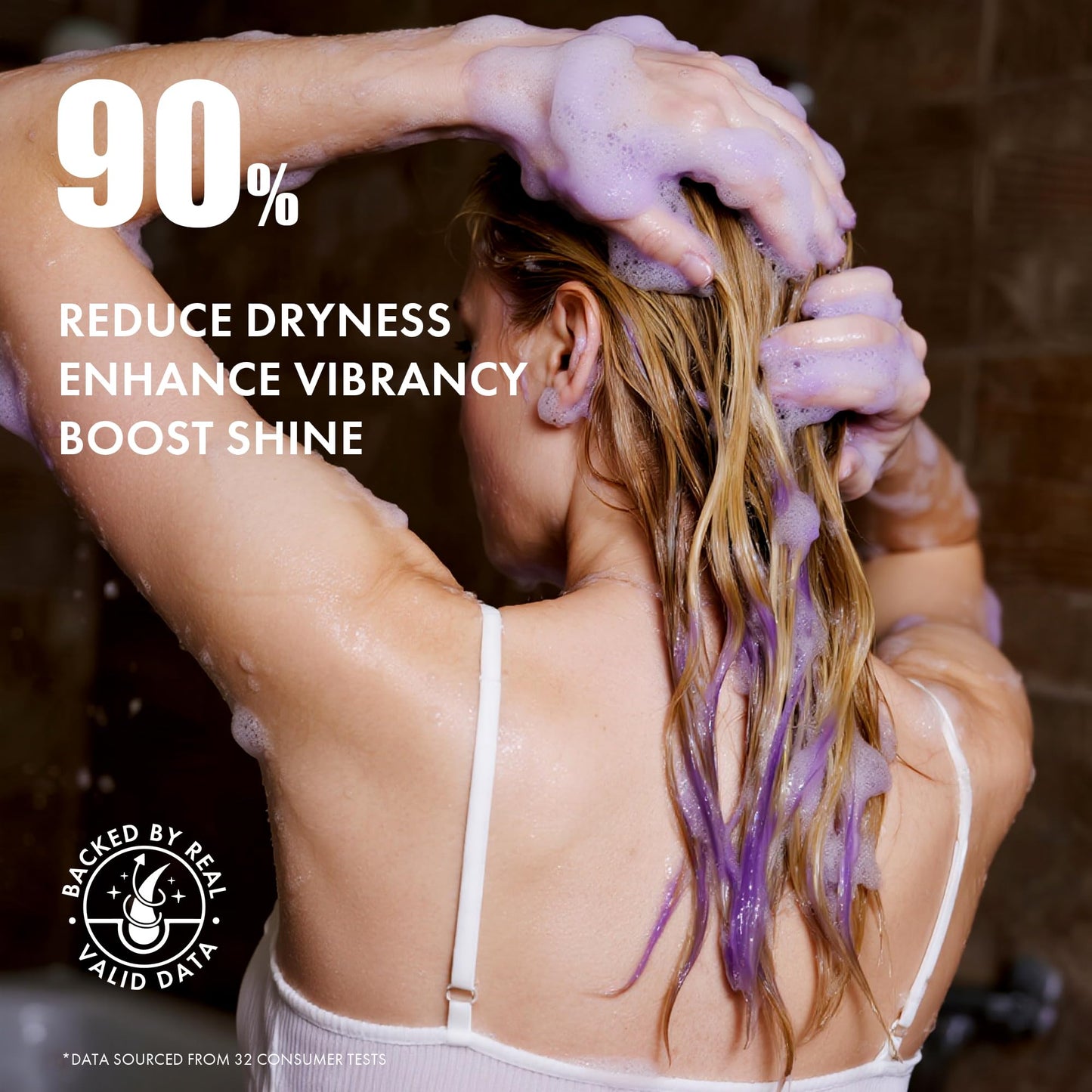 ALFHEIM Lavender+ Purple Shampoo & Conditioner Set for Blonde, Silver & Color-Treated Hair - Restores Cool Shine & Smoothness - with Quinoa Extract