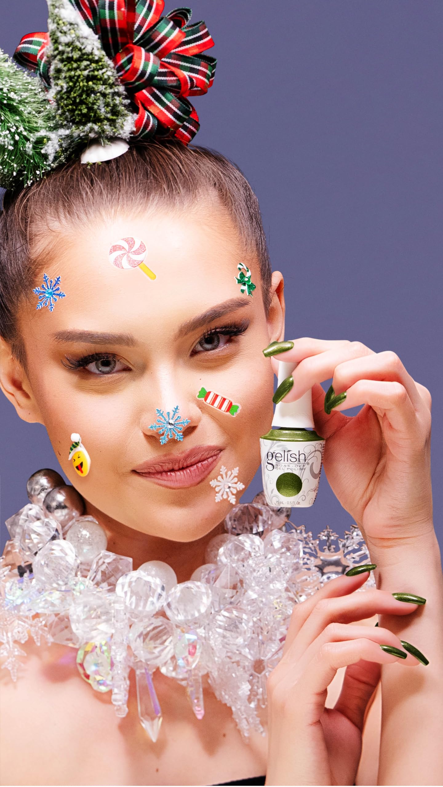Gelish Winter On My Wish List Collection Gel Polish: Bad To The Bow, 15mL Beauty & Personal Care Gelish