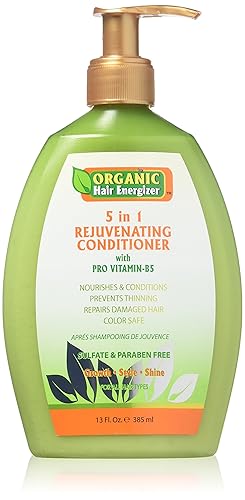Organic Hair Energizer 5 In 1 Rejuvenating Conditioner 13oz, 13 Oz