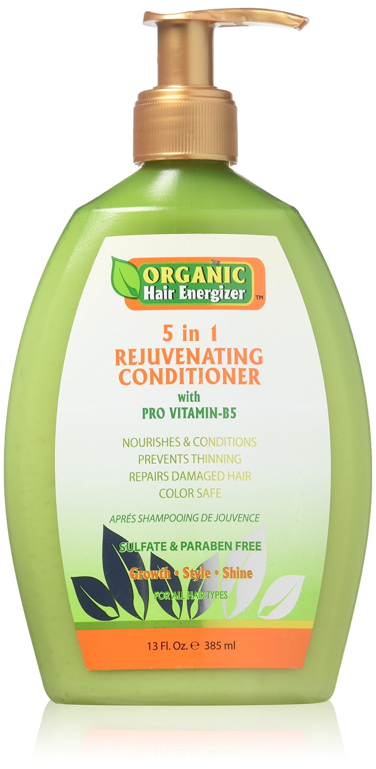 Organic Hair Energizer 5 In 1 Rejuvenating Conditioner 13oz, 13 Oz