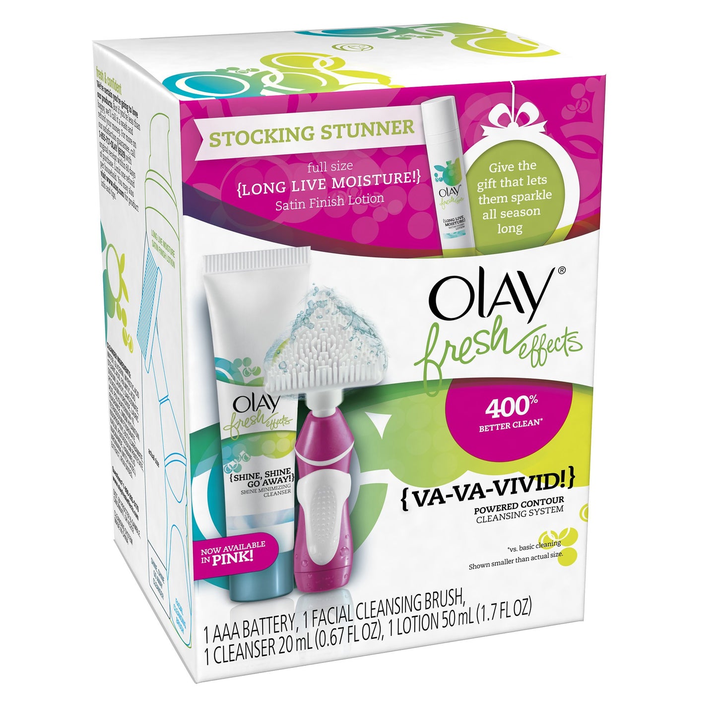 Olay Fresh Effects Va-Va-Vivid Powered Contour Cleansing System .67 Fl. Oz., 0.000-Conversion not found