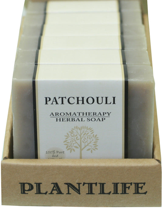 Plantlife Patchouli 6-pack Bar Soap - Moisturizing and Soothing Soap for Your Skin - Hand Crafted Using Plant-Based Ingredients - Made in California Beauty & Personal Care Plantlife