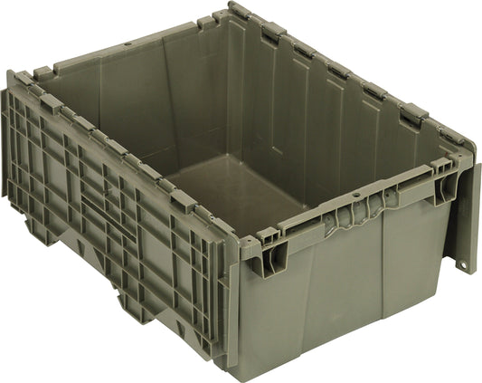 Quantum QDC2115-9 Distribution Bin, Heavy Duty Attached Top Container, 14-7/8"W x 21-3/4"L x 9-5/8"H Overall Size, 1.27 Volume