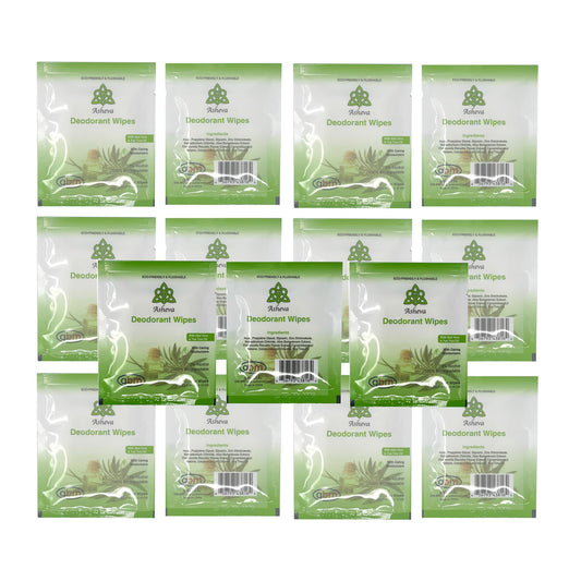 Asheva - Individually Packaged Deodorant Wipes - Box of 15 Wipes (Tea Tree) Beauty and Personal Care GBM