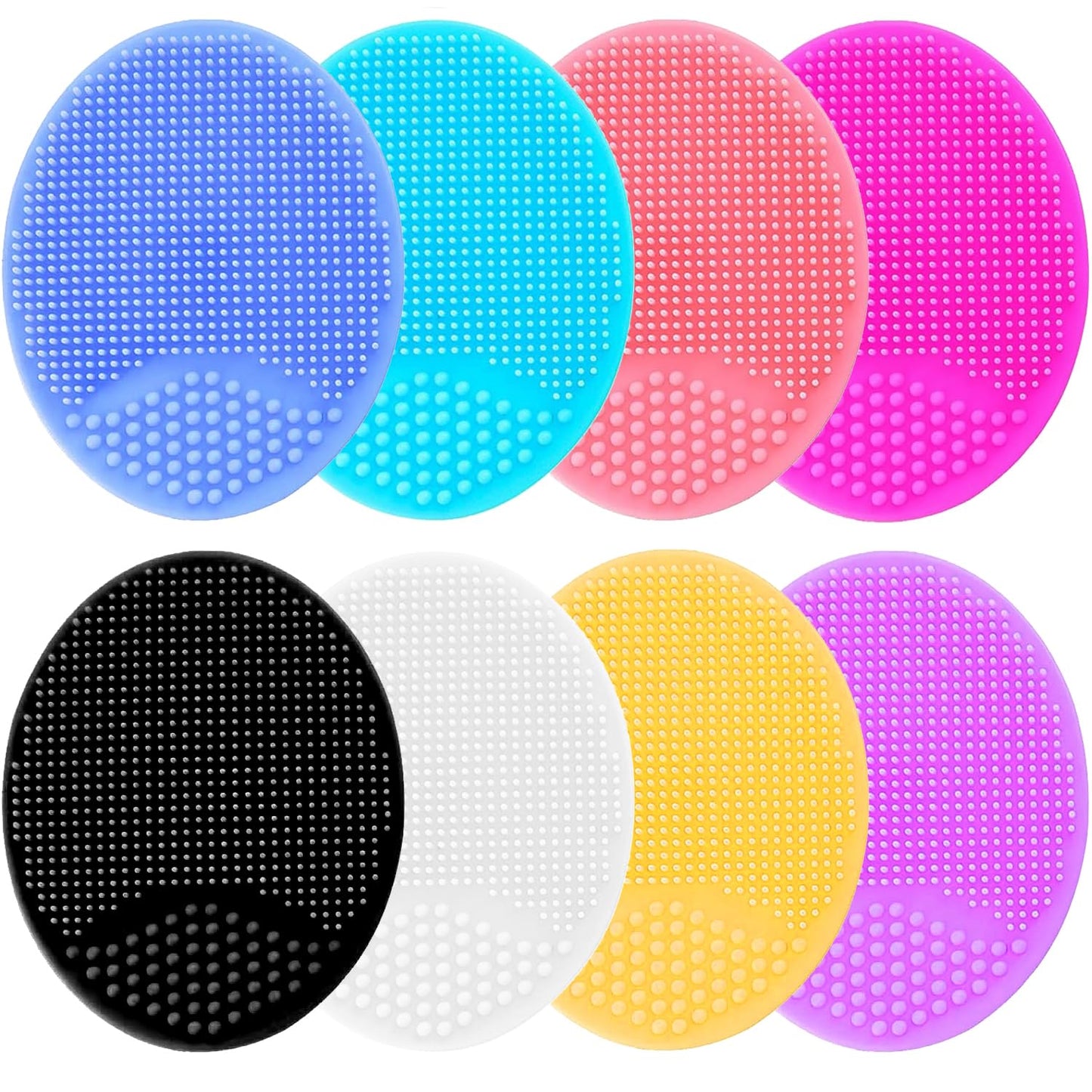 Face Scrubber, Silicone Face Scrubber, Soft Silicone Facial Cleansing Brush Face Exfoliator Blackhead Acne Pore Pad Cradle Cap Face Wash Brush