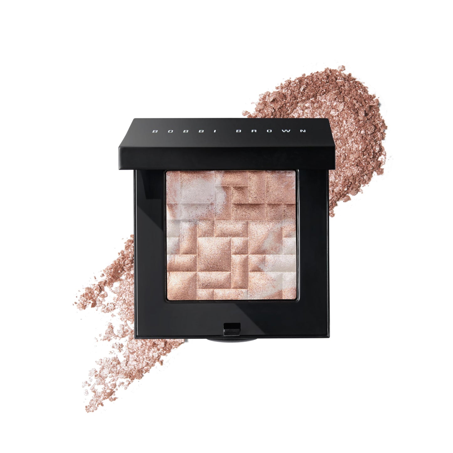 Bobbi Brown Highlighting Powder | Pearl-Infused Highlighter Makeup For Luminous Cheeks & Eyes | Gel-Powder Hybrid, 0.28 Ounce, Pink Glow #1