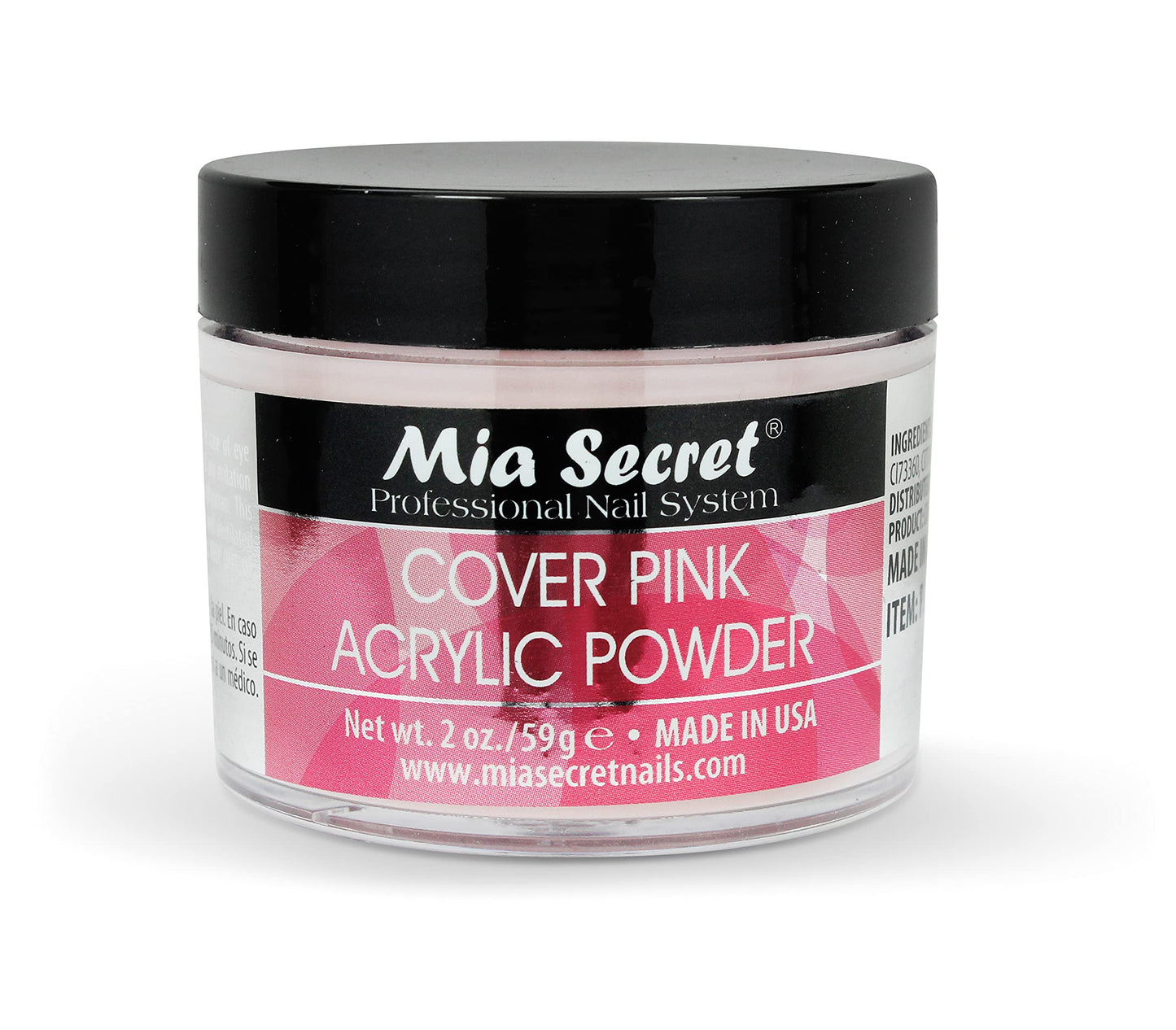 Mia Secret Cover Pink Acrylic Powder - Easy to Apply - 2 Ounce Beauty & Personal Care Mia Secret