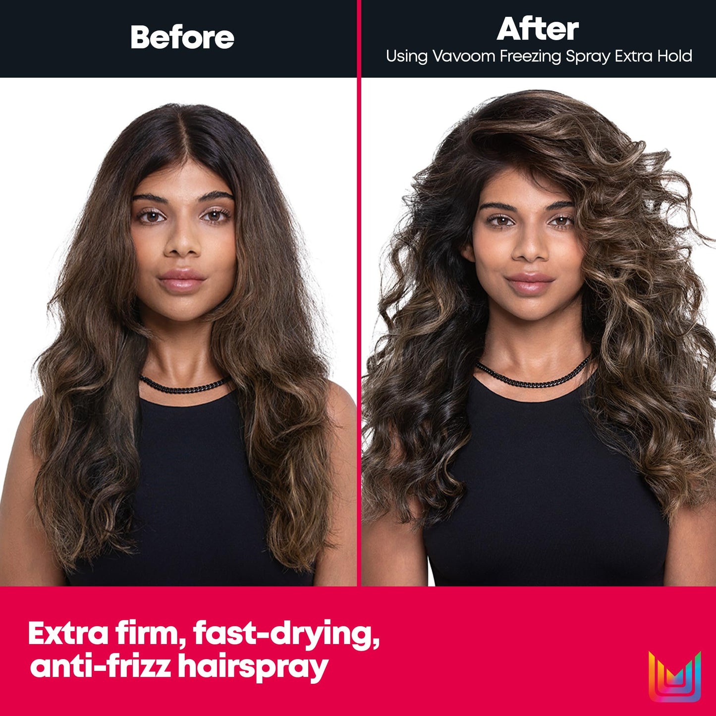 Matrix Vavoom Extra Hold Freezing Spray | Volumizing & Texturizing Hairspray | Extra Firm Hold | Prevents Frizz & Protects Against Humidity |