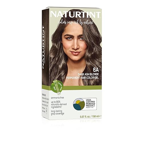 Naturtint 6A Dark Ash Blonde Permanent Hair Color (Pack of 1), Ammonia Free, Vegan, Cruelty Free, up to 100% Gray Coverage, Long Lasting Results