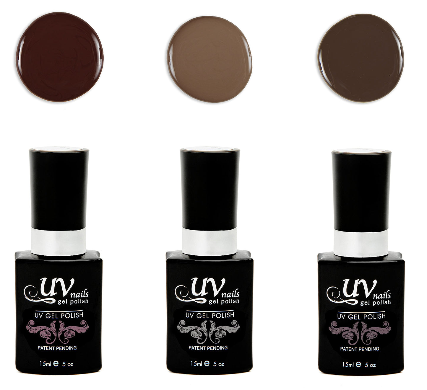 UV-Nails Inanna Set of 3 UV or LED gel polish Beauty & Personal Care UV-NAILS