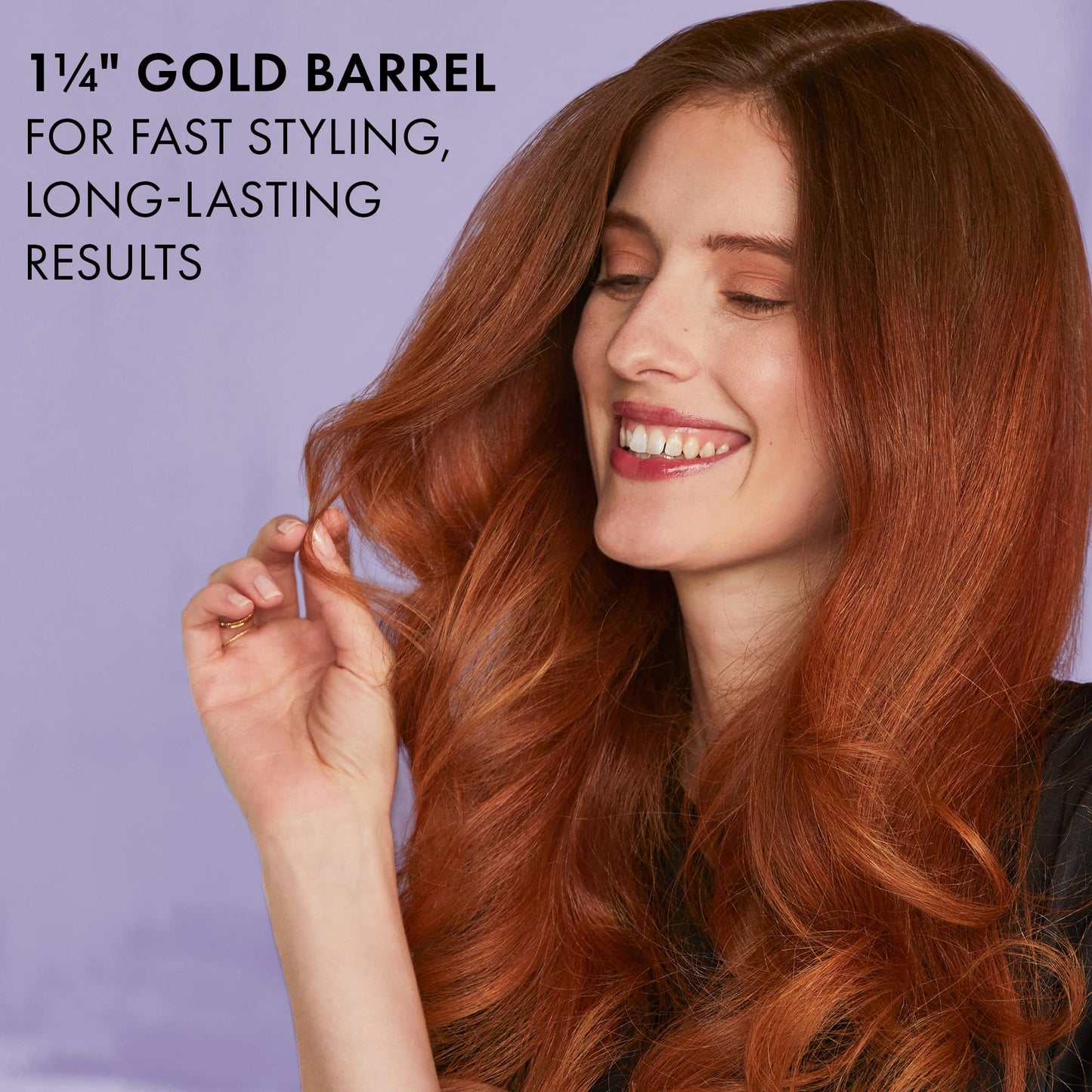 Hot Tools 1 1/4" Curling Iron for Beginners | Long-Lasting Results, Defined Curls and Easy to Use with Temperature Control for All Hair Types up