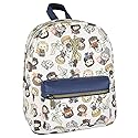 Bioworld The Lord Of The Rings Allover Chibi Character Pattern Faux Leather Tote Bag Mini Backpack