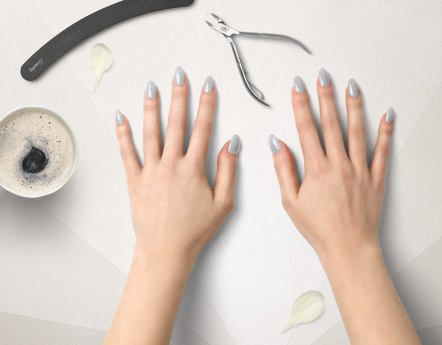 LeChat - Perfect Match Gel Polish - Martini - Misty Silver with Frost Finish - (0.5 Ounce) - Easy Application - Soak Off Formula Beauty & Personal Care LECHAT