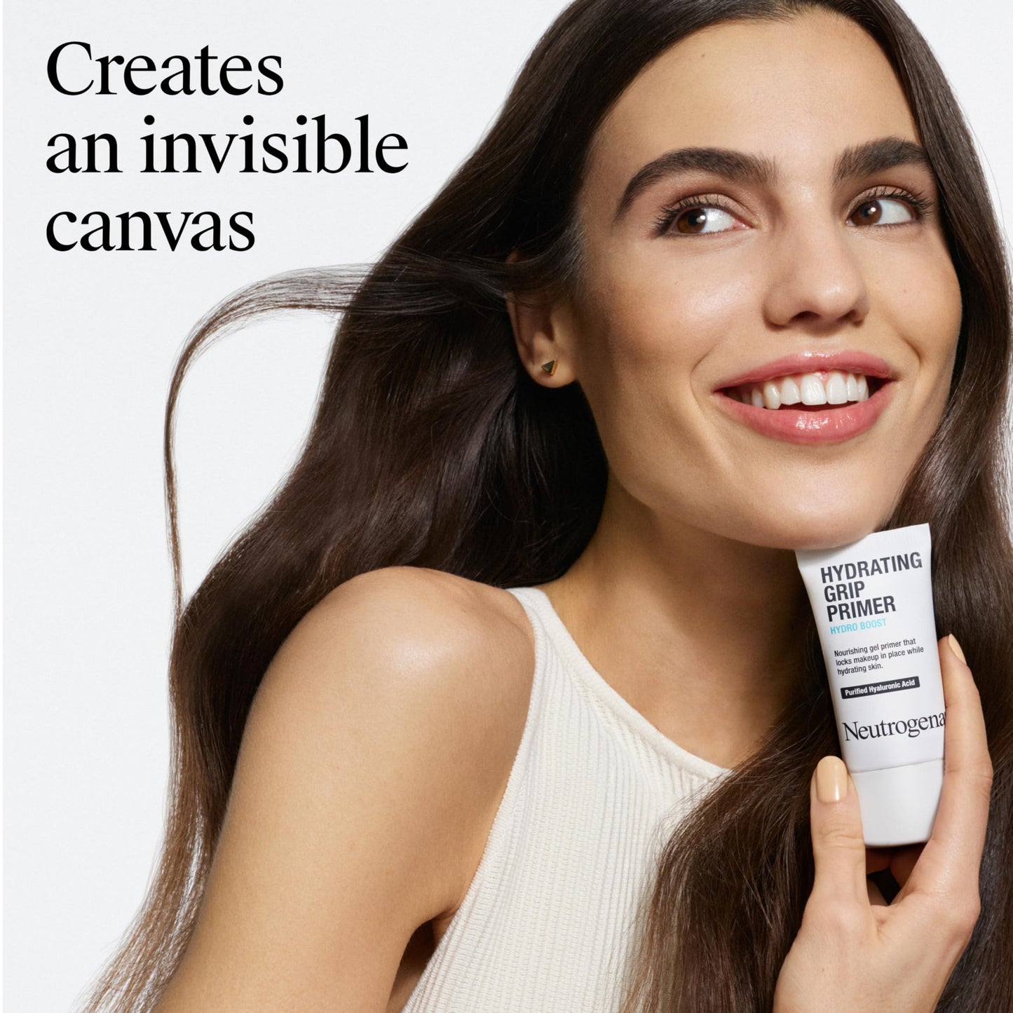 Neutrogena Hydro Boost Hydrating Grip Primer with Purified Hyaluronic Acid, Invisible Gel Face Primer Locks Makeup in Place, Extends Wear and Hydrates