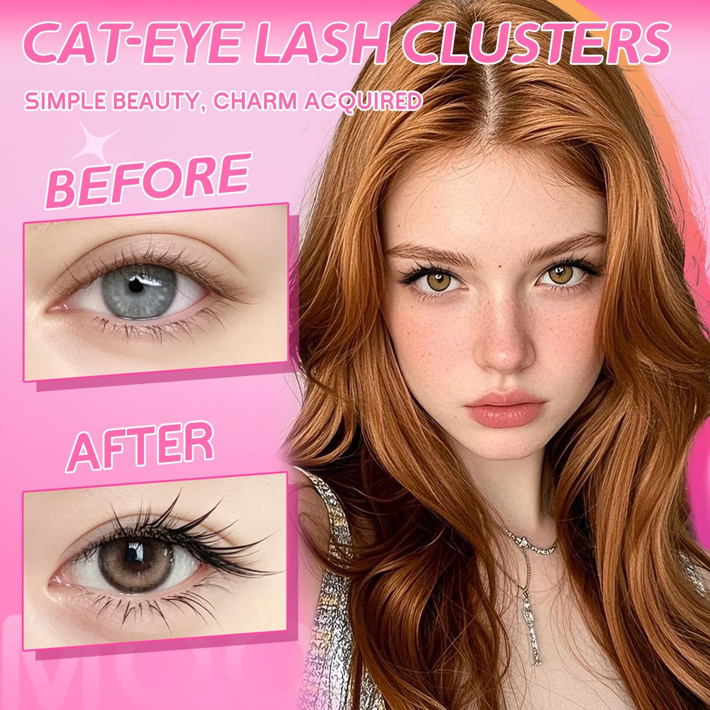 MOONKALI Lash Clusters Fairy Eyelash Cluster Manga 8-18MM D Curly 132Pcs Beauty and Personal Care MOONKALI
