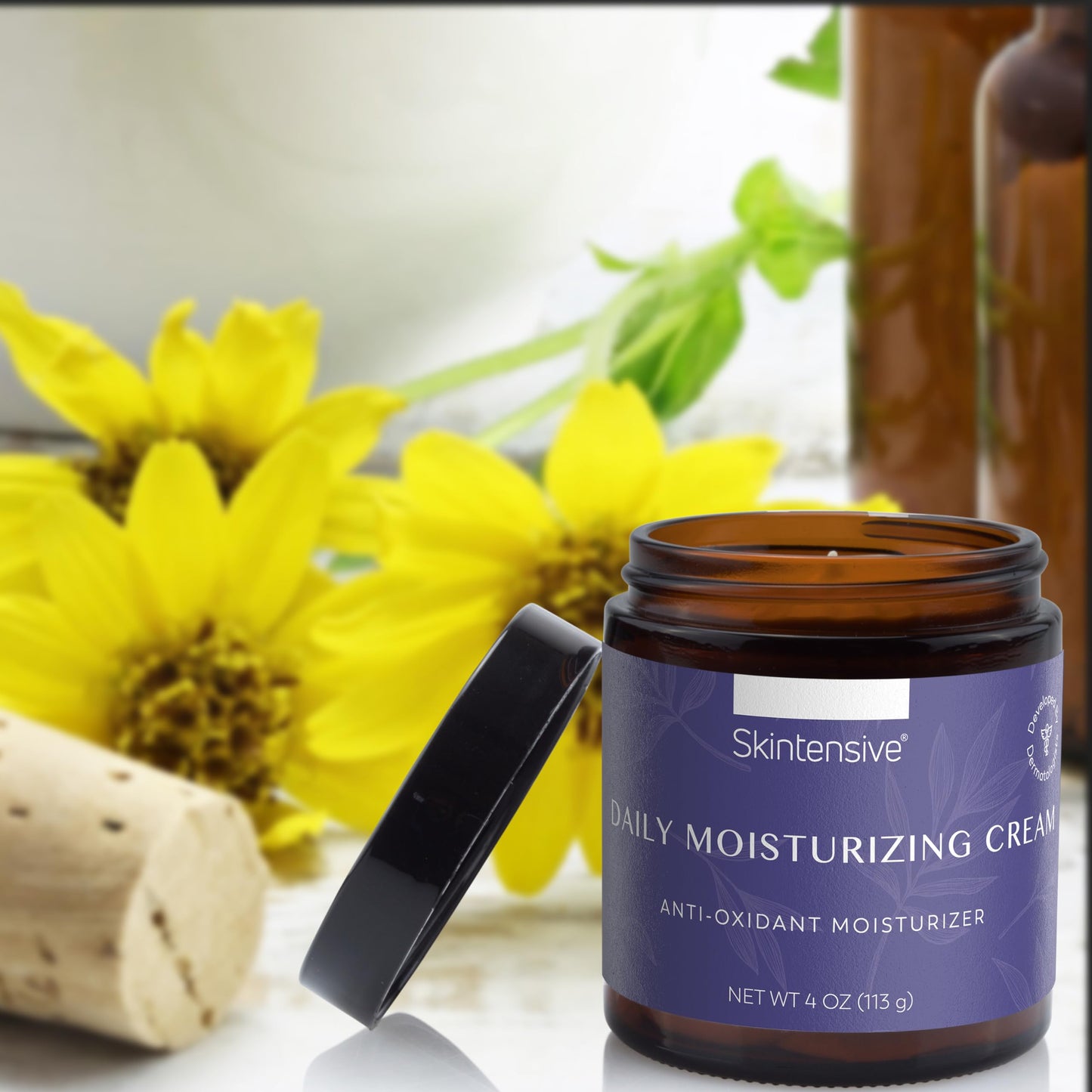 SKINTENSIVE Specialized Fragile Skin Moisturizing Cream for Thin Skin - Moisturizing Formula for Daily Use on Face, Hands & Body - With Vitamins A, C