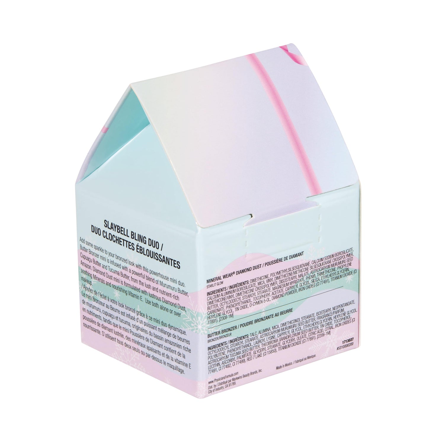 Physicians Formula Slaybell Bling Duo - Butter Bronzer & Diamond Dust Holiday Gift Set, Murumuru Butter Infused for a Radiant Glow, Cruelty Free
