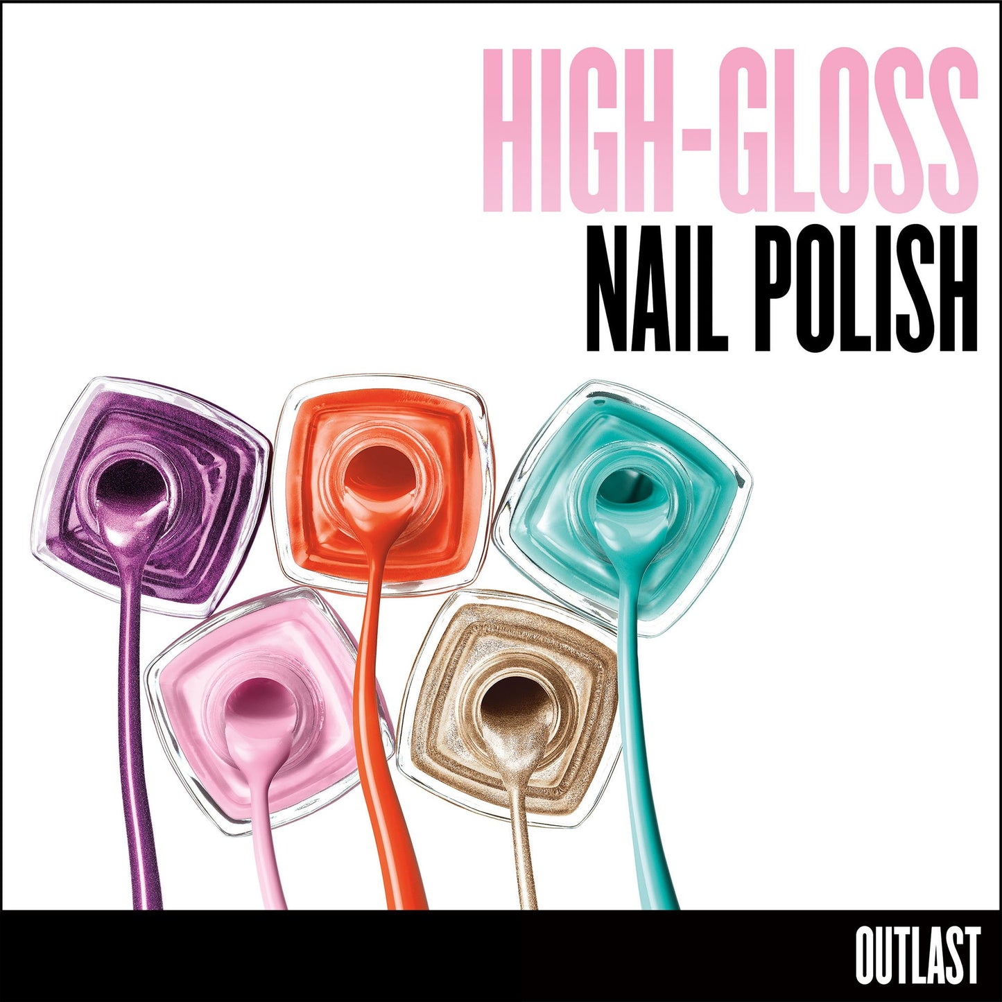 COVERGIRL Outlast Stay Brilliant Nail Gloss Vio-Last 300, .37 oz (packaging may vary) Beauty & Personal Care COVERGIRL