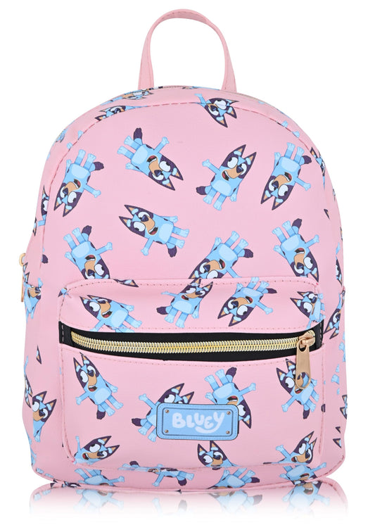 Fast Forward Bluey Backpack for Boys, Girls, Women, Men, Unisex | Cute PU Leather 10" Bluey Mini Backpack Purse Shoulder Purse | Bluey Bag and Bluey…