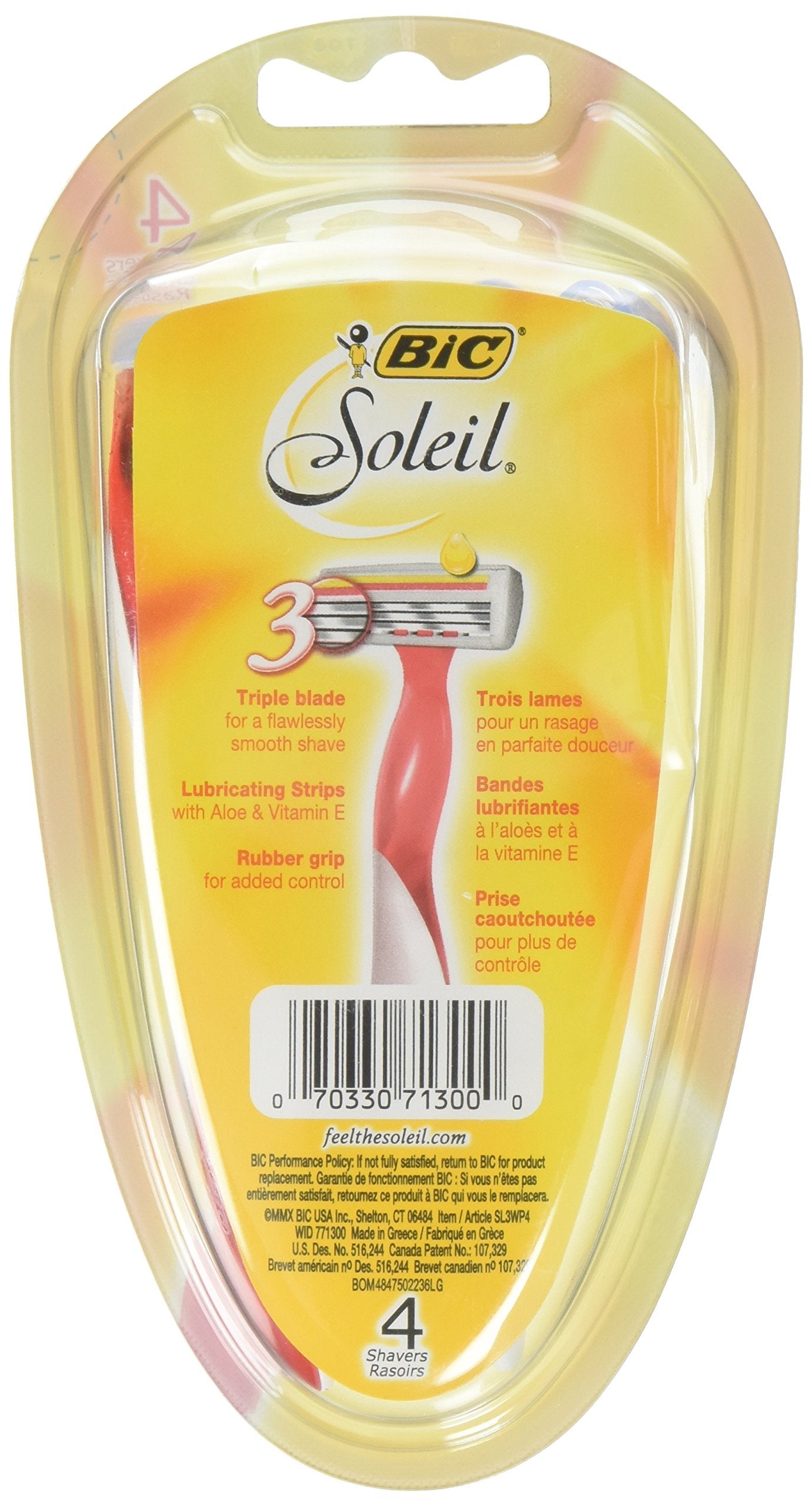 Bic Soleil For Women Sensitive Skin - 4 ct