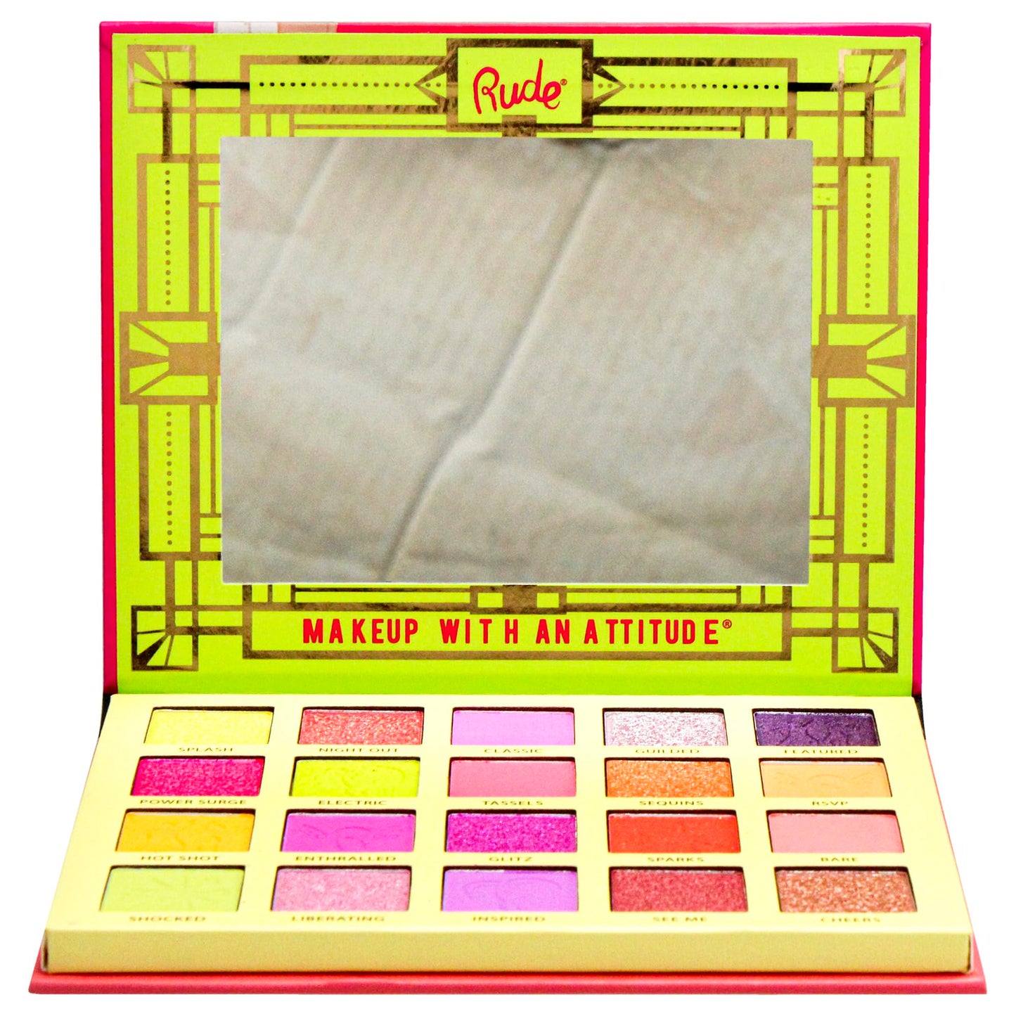 The Roaring 20s Eyeshadow Palette - Neons by Rude Cosmetics for Women - 0.85 oz Eye Shadow