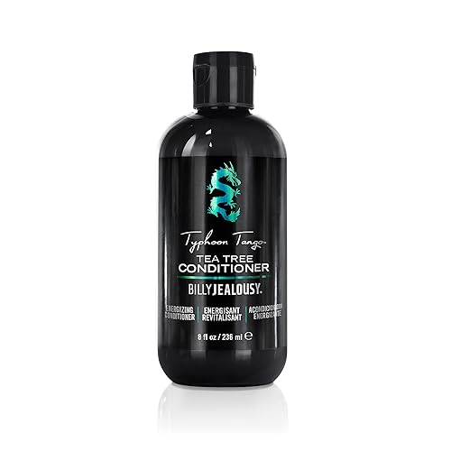 Billy Jealousy Typhoon Tango Tea Tree Conditioner for Men with Peppermint & Rosemary, Helps Prevents Flakes, Breakage & Split Ends, and Soothes Scalp