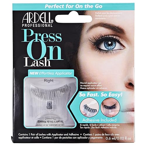 Press On Lash with Adhesive Pipette 109 Black