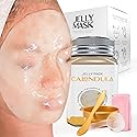 BRÜUN Jelly Mask Jar Calendula Peel-Off Face Care Rubber Mask | 23 fl oz Skin Care Moisturizing Gel Mask Jar Spa Set