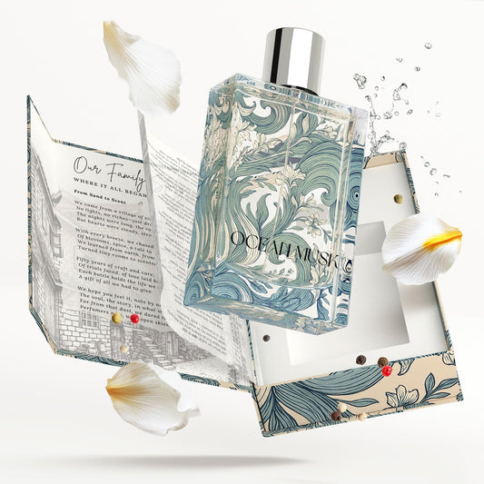 Kumbra With Love Ocean Musk Eau de Parfum 100ML - Musky Perfume for Unisex - Long-Lasting Scent with Iris, Pepper, Musk & Sea Salt - Vegan Beauty & Personal Care Kumbra With Love