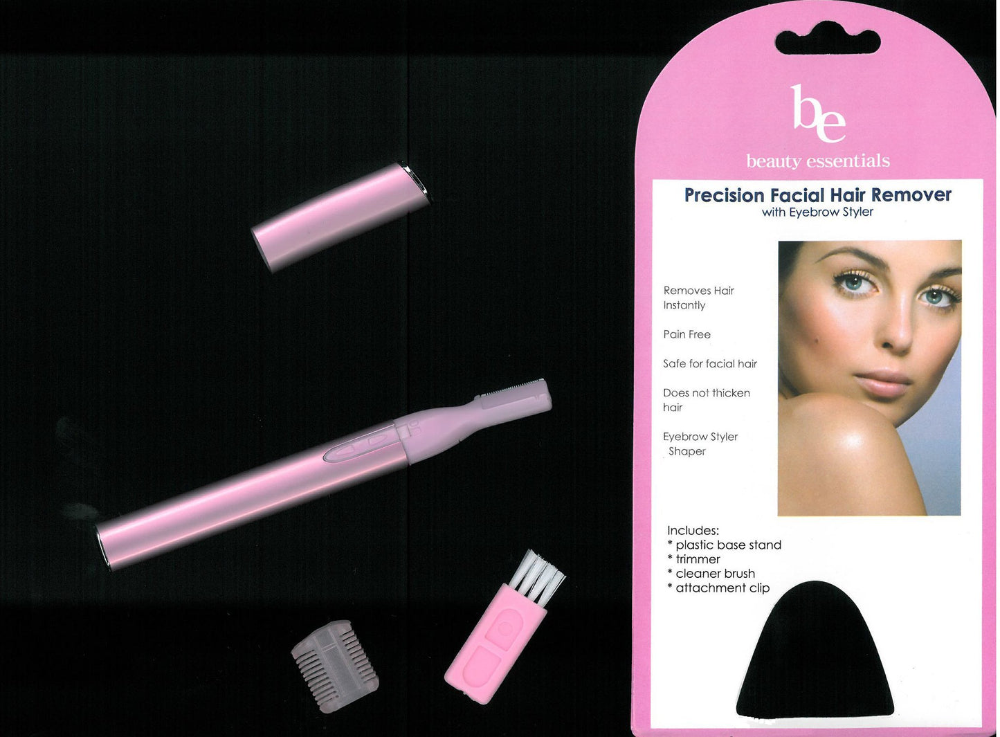 Pink Womens Facial Trimmer & Eyebrow Styling Kit Beauty and Personal Care Beauty Essentials