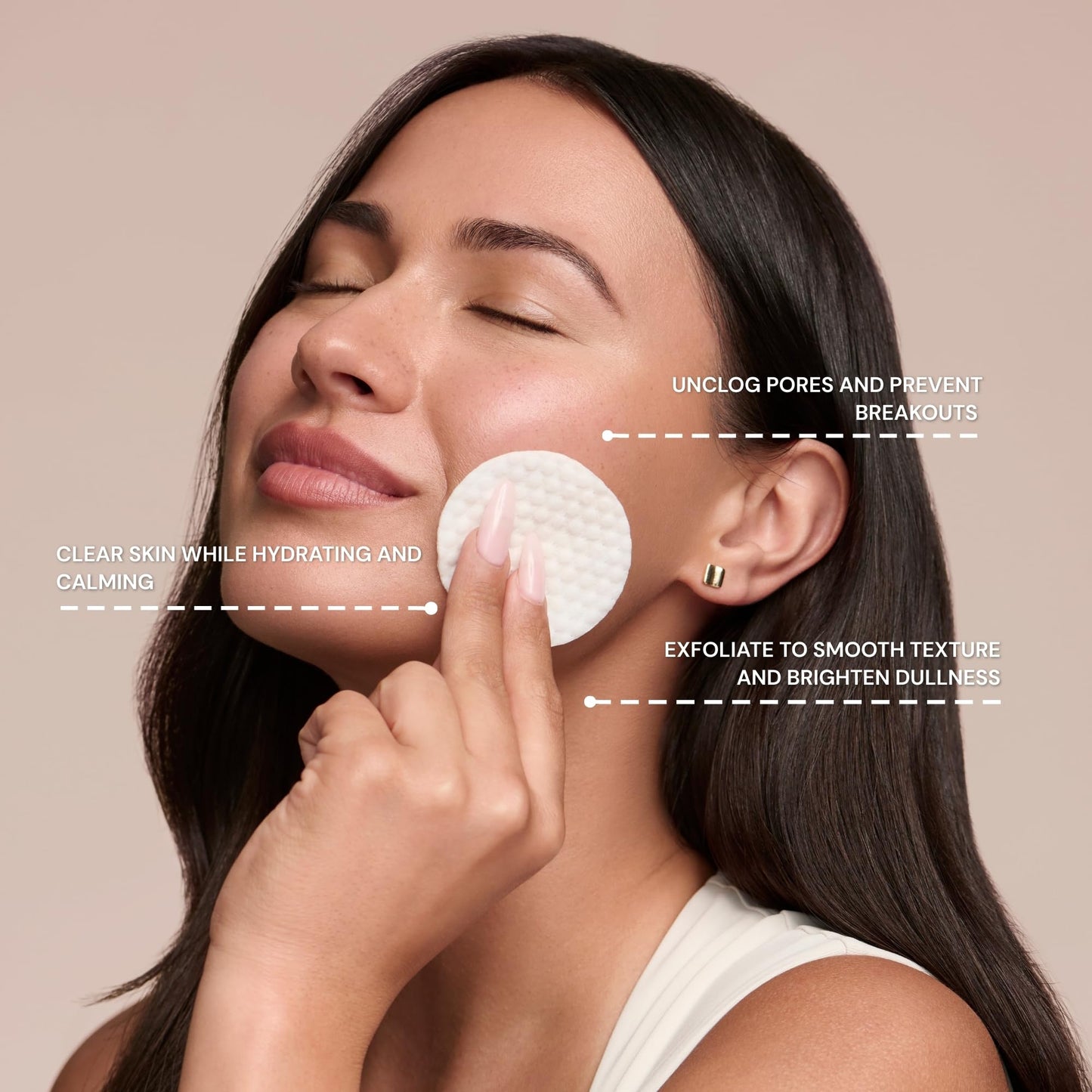 Skincare Junkie Pore Therapy Daily Toner Pads, Exfoliates Pore-Clogging Dead Skin Cells, Fragrance-Free, for Normal to Oily Skin, 50 Pads