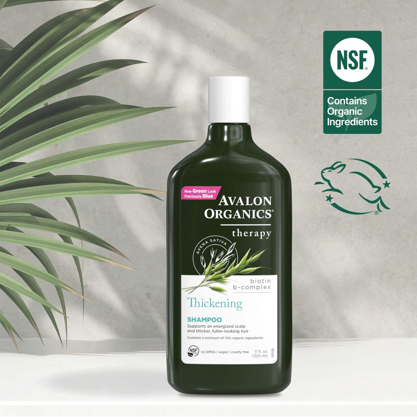 Avalon Organics All Natural Biotin B-Complex Therapy Shampoo, 11 Fl Oz Beauty and Personal Care Avalon Organics