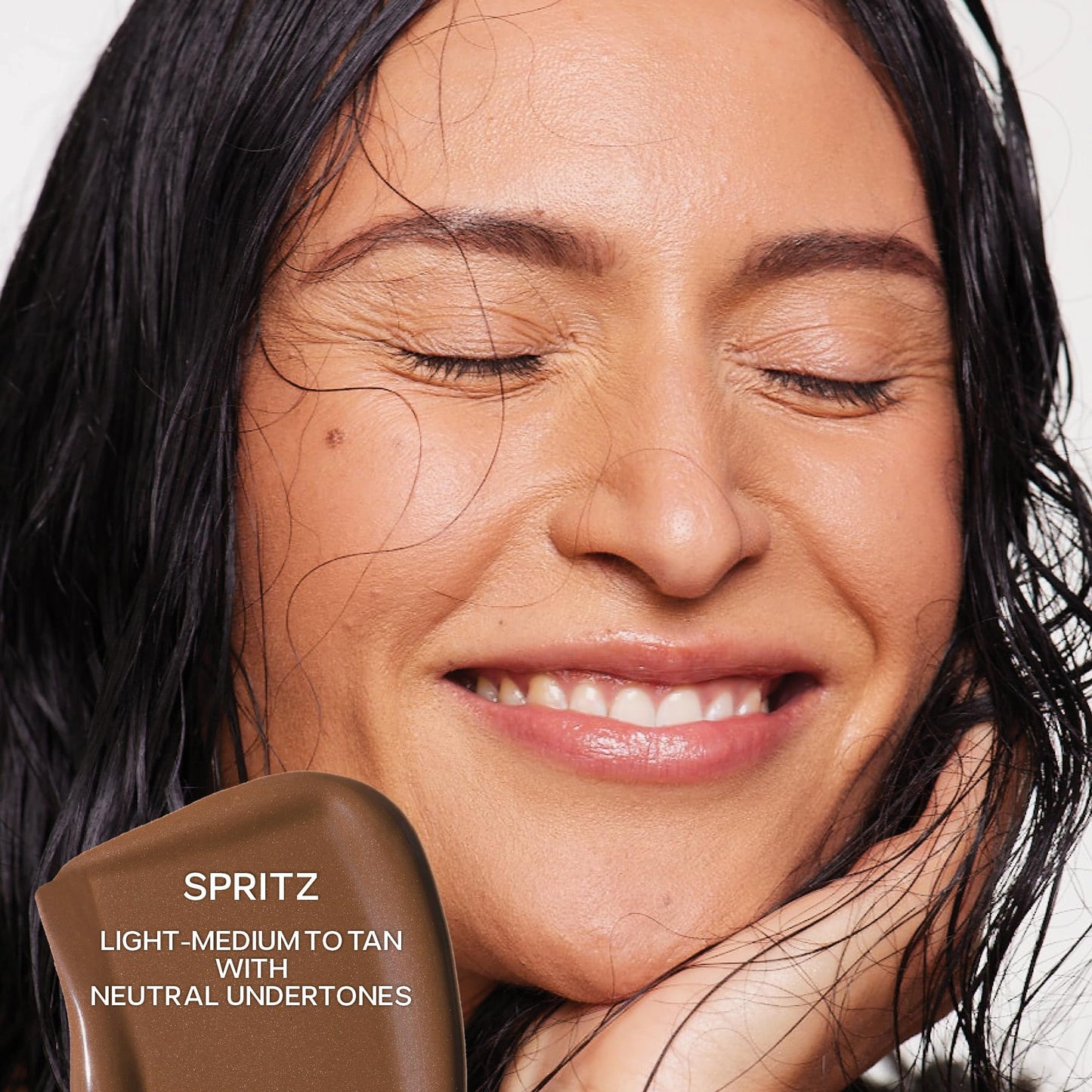 Saie Dew Bronze - Hydrating Liquid Bronzer Stick For a Sun Kissed Glow - Liquid Contour Stick Infused with Nourishing Skin Care Ingredients - Sculpted