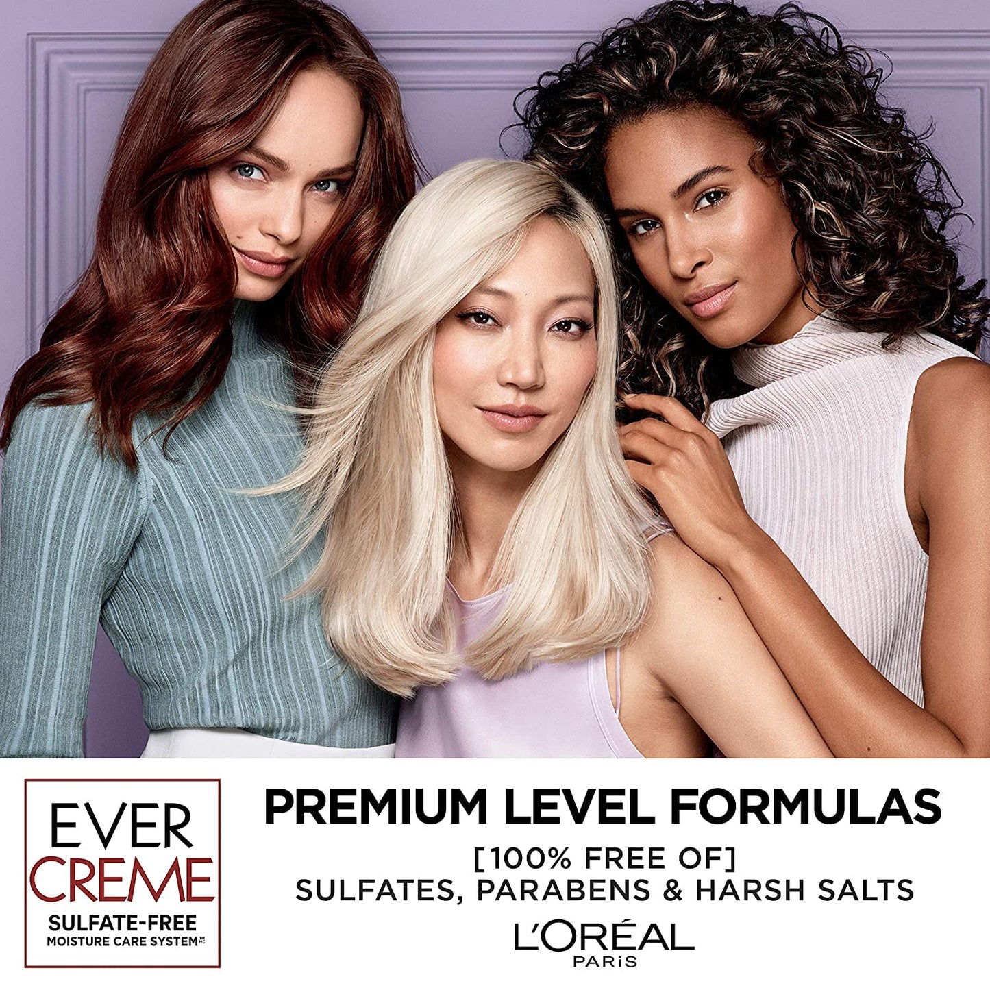 L'Oreal Paris EverCreme Sulfate Free Deep Nourish Shampoo, 8.5 Ounce (Pack of 2)