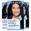 Clairol Nice'n Easy Permanent Hair Dye, 2BB Blue Black | 100% Gray Coverage | Long?Lasting, Natural?Looking Color & Shine | Pack of 3