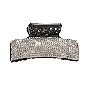 Allure Women's Rhinestone Jaw Clip, Hair Clip, Large