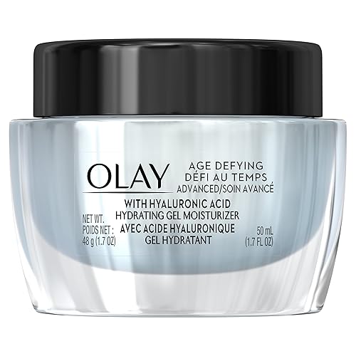 Olay Gel Moisturizer with Hyaluronic Acid by Age Defying, 1.7 Fl Oz