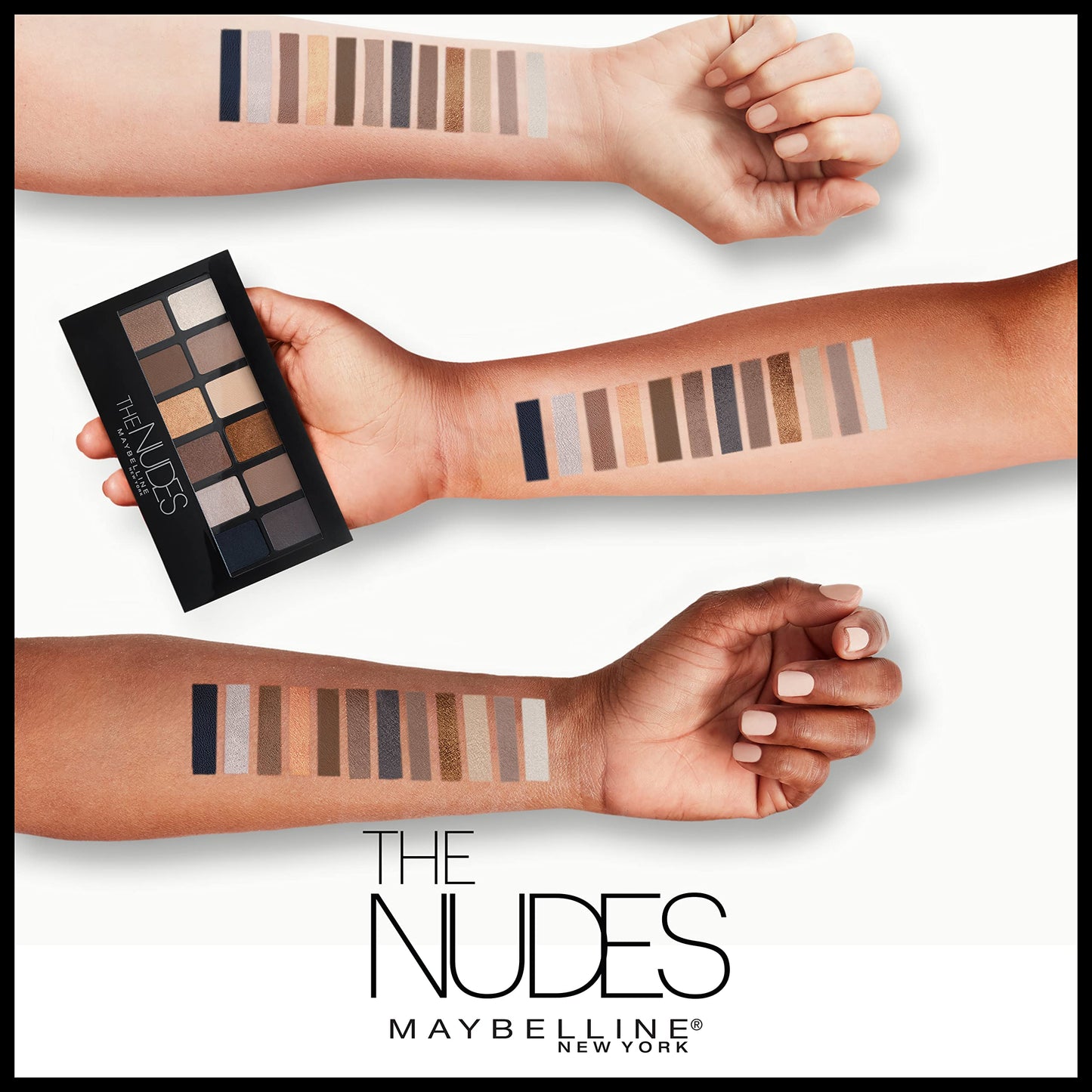Maybelline New York The Nudes Eyeshadow Palette Beauty and Personal Care MAYBELLINE