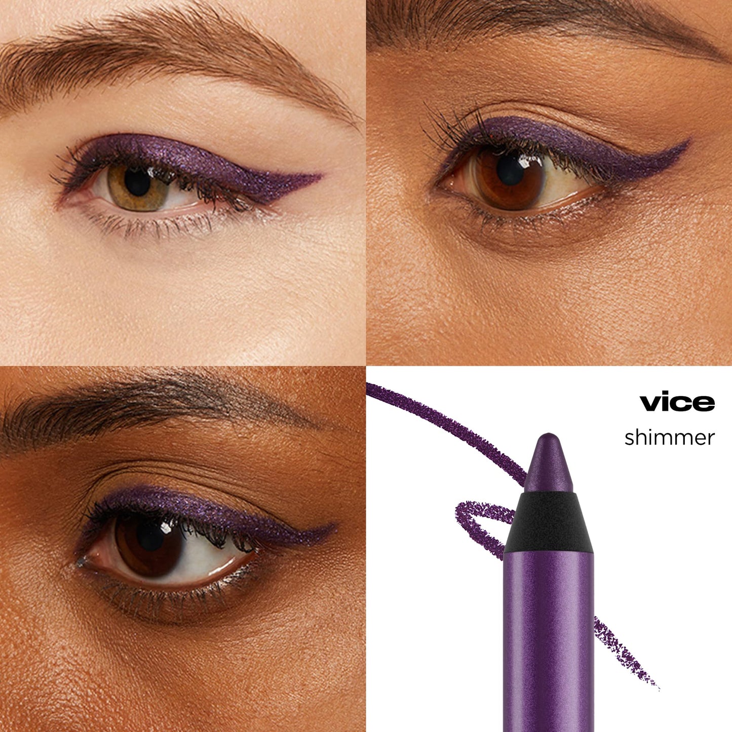 URBAN DECAY 24/7 Glide-On Waterproof Eyeliner Pencil - Smudge-Proof, Long-Lasting, Transfer-Proof, Up to 16HR Wear, Smooth No-Tug Formula, Vice (Red